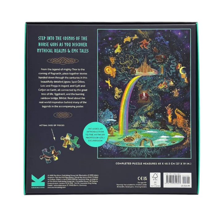 The World of Norse Mythology - 1000 Piece Jigsaw Puzzle