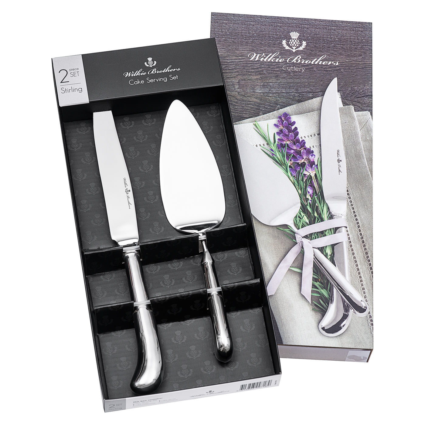 Wilkie Stirling 2 Piece Cake Serving Set