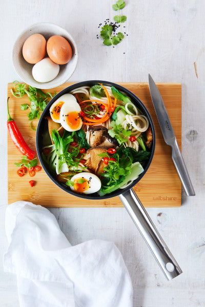 Easycook Blue Non-stick Saucepan 20cm|2.17l with glass lid