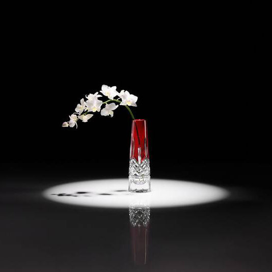 Waterford Lismore Red Bud Vase 18cm