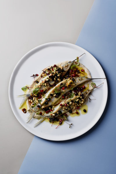 White Album Round Flared Coupe Plate 19cm