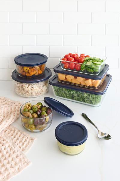 Simply Store 2 Cup Round Blue Lid