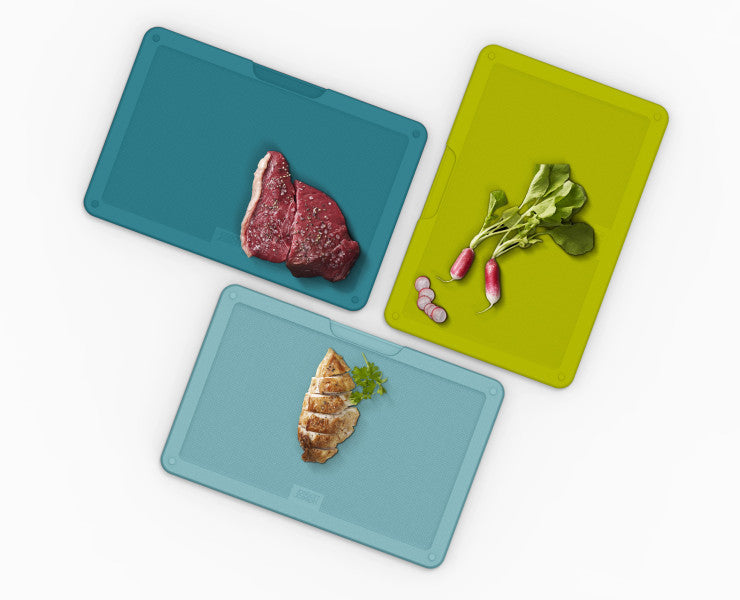 3pc Chopping Board Set w/Case