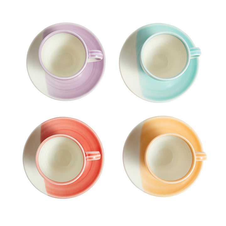 1815 Bright Espresso Cup & Saucer 110ml Set of 4