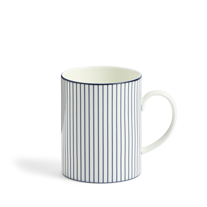 Gio Mug 347ml Pinstripe White