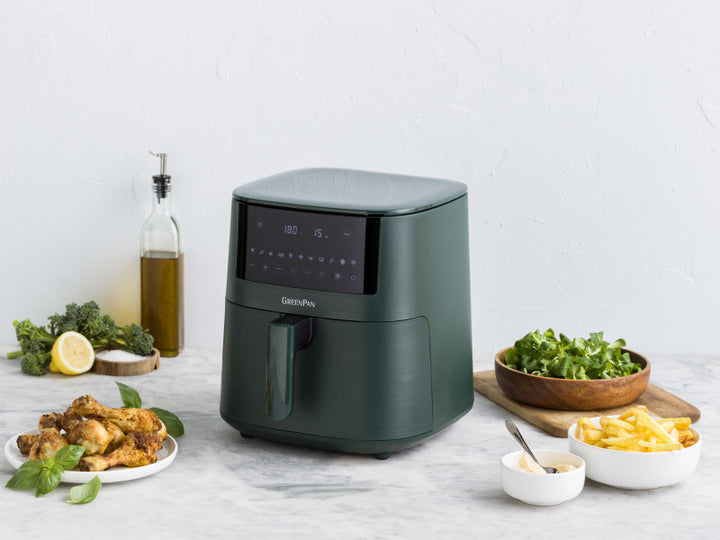 GreenPan Bistro Airfryer 1 basket 7.2L- Pine Green