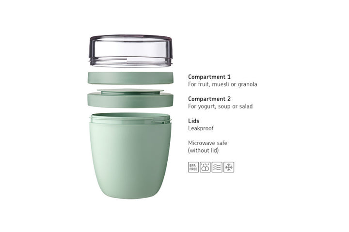 Lunch Pot Ellipse Nordic Blue