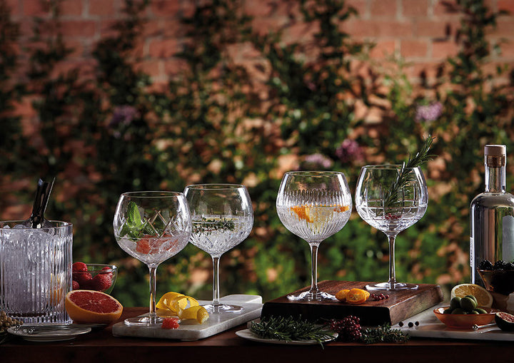 Waterford Crystal Gin Journey Cluin Gin Balloon Pair