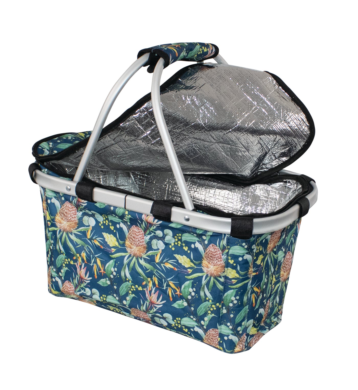 Carry Basket W/Zip Lid Natives