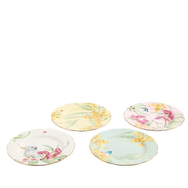 Royal Albert Miranda Kerr Australiana Plates Mixed Colours Set of 4