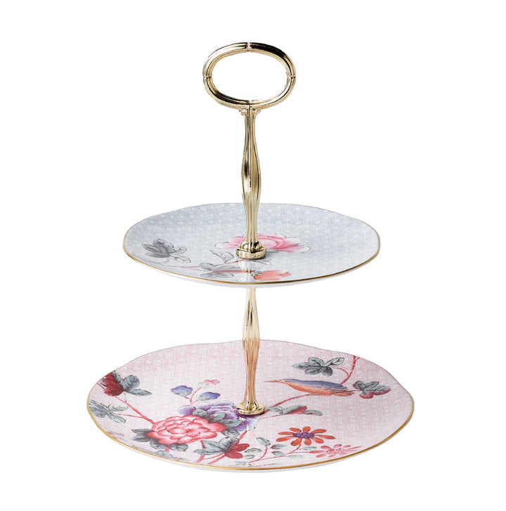 Wedgwood Cuckoo Two Tier Cake Stand