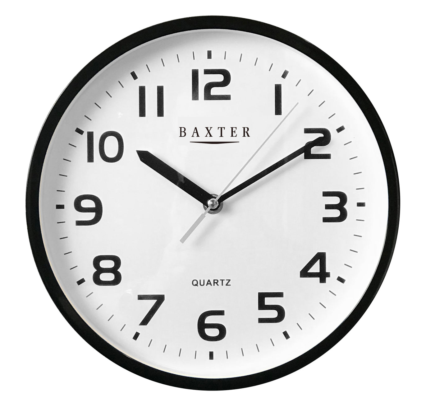 Adams W/Clock Arabic 25cm - Black