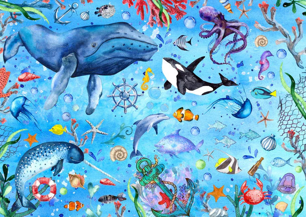 Deep Blue Sea - 1000 Piece Jigsaw Puzzle