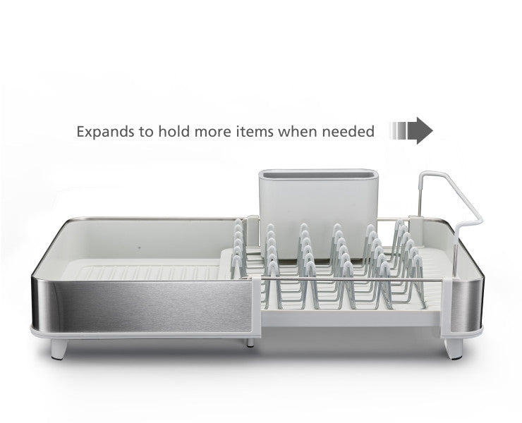 Extend Dish Rack Stainless Steel - Stone