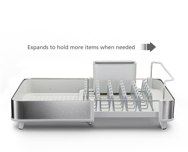 Extend Dish Rack Stainless Steel - Stone