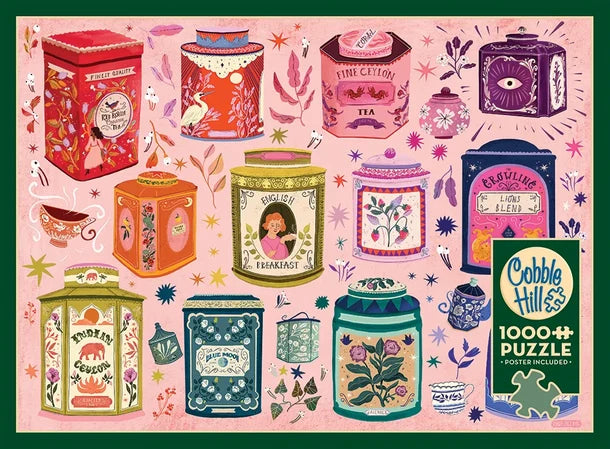 Tea Tin Treasures, 1000PCS,  Compact