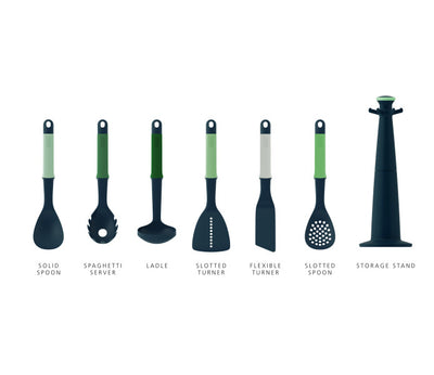 6 Piece Utensil Carousel - Sage