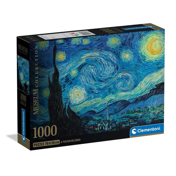 The Starry Night, Museum, 1000pcs, Compact