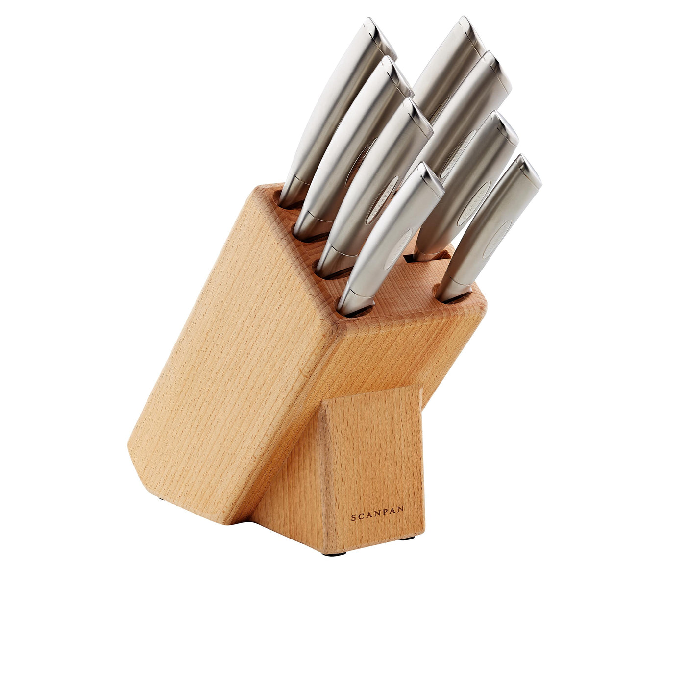 Classic Steel 9PCE Knife Block