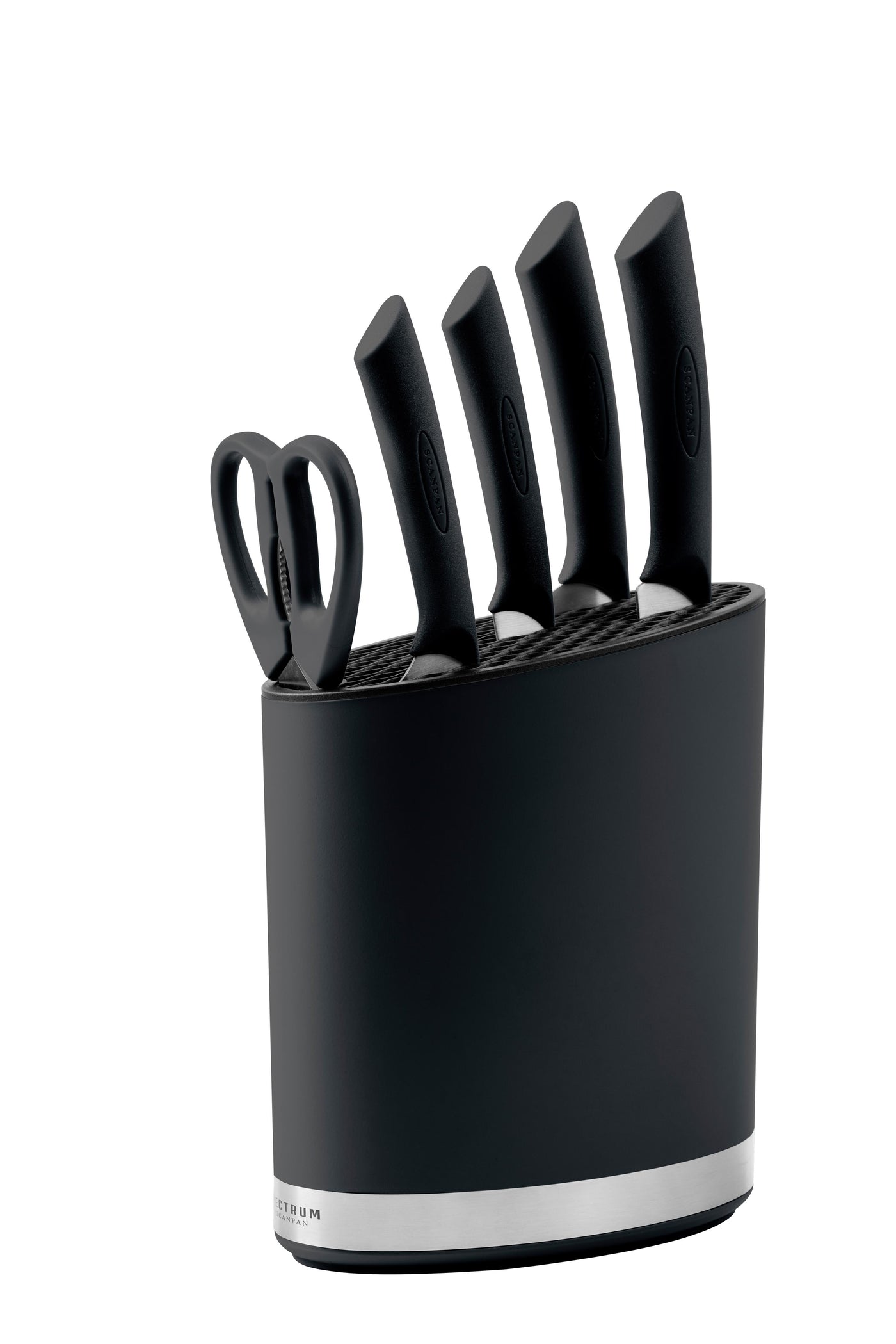 SCANPAN Spectrum Knife Block  Black