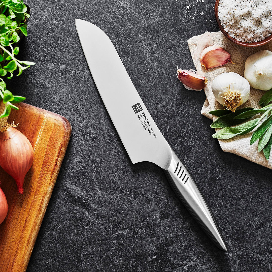 Twin Fin II Santoku 18cm Knife