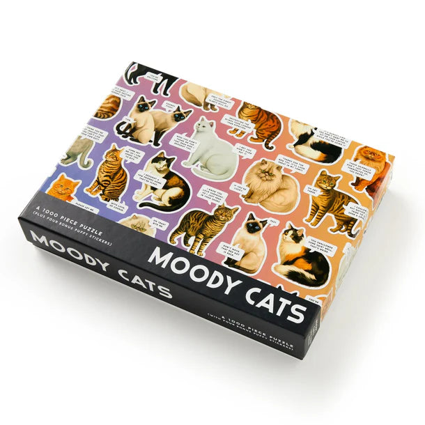 Moody Cats - 1000 Piece Puzzle