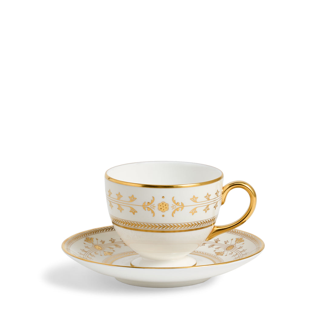 Bacchus Teacup Saucer 175ml 5.9floz Ivory