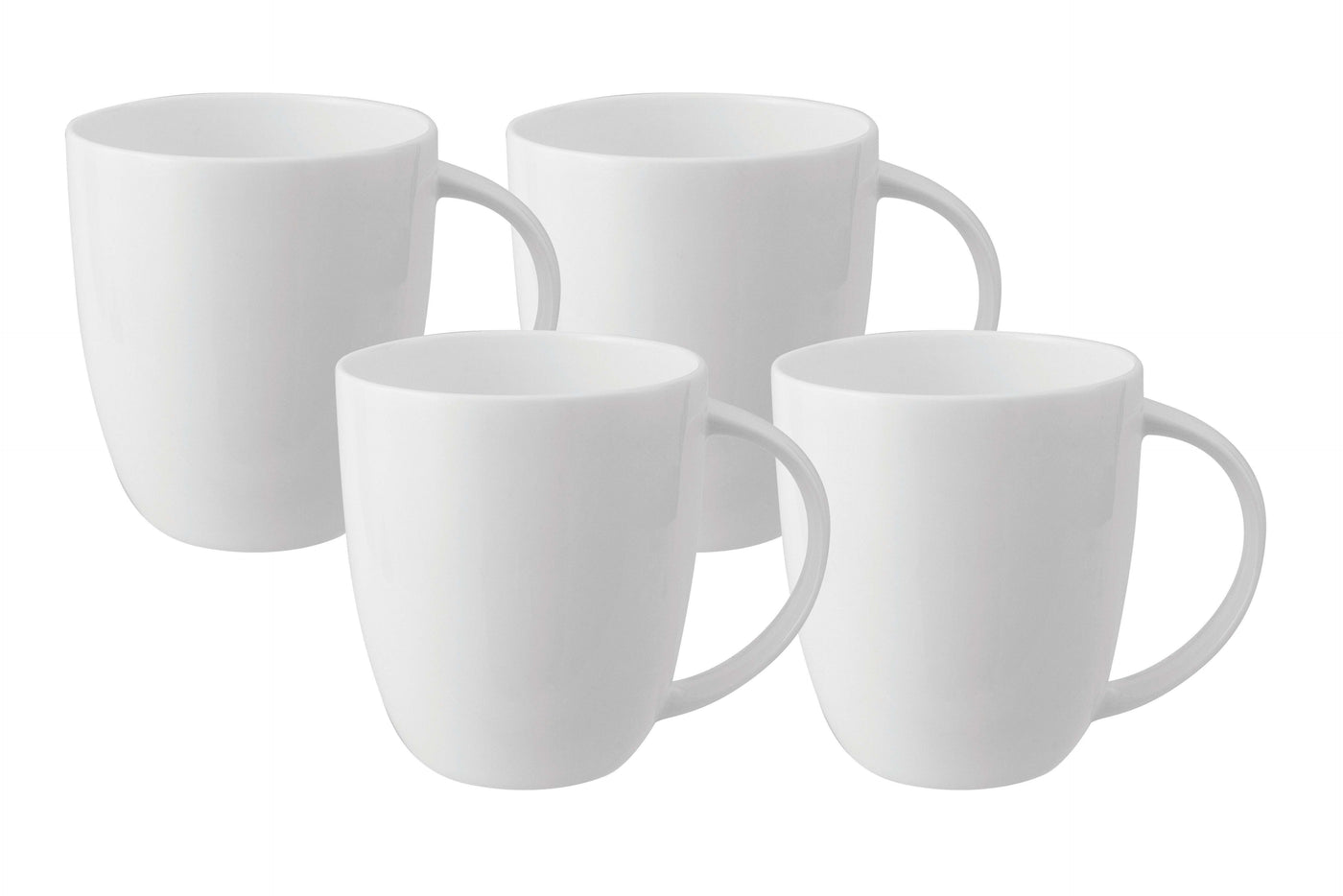 Wilkie Set Of 4 Mugs 420ml - Fine Bone
