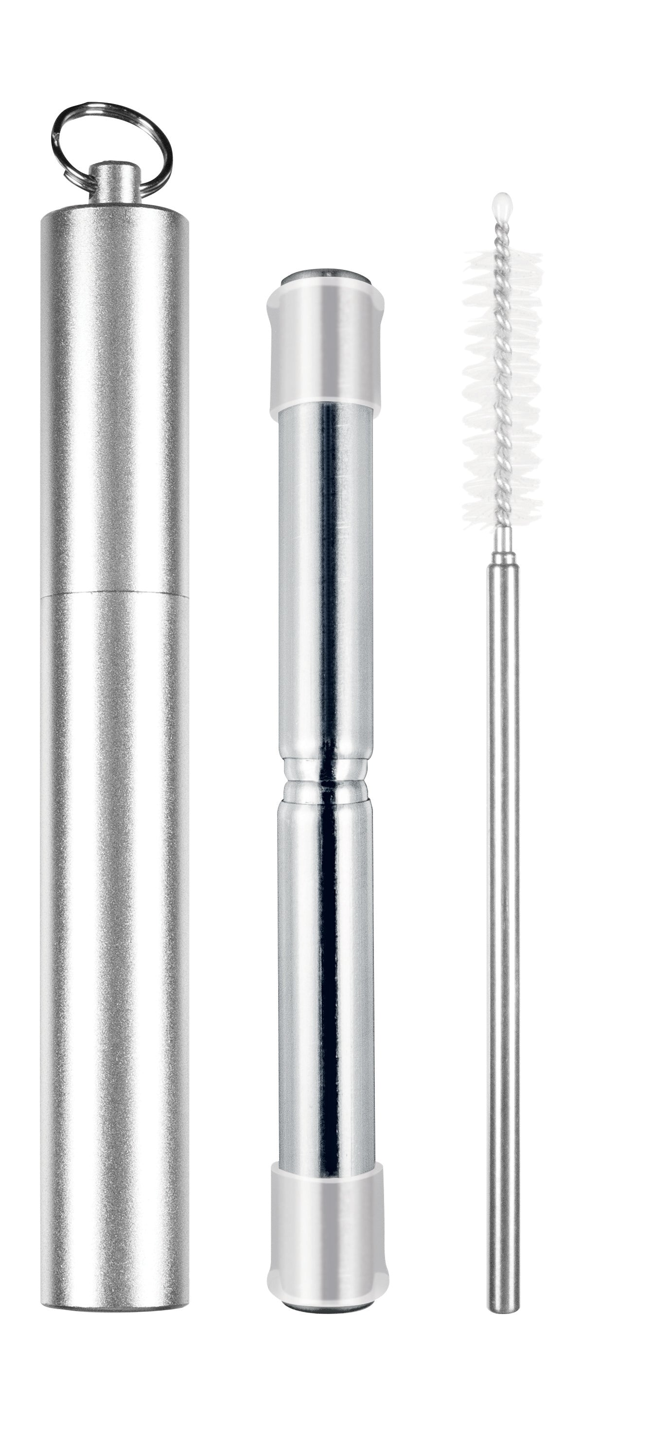 Telescopic Travel Straw - Silver