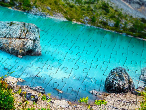 Sorapis Lake, Dolomites, Italy - 1000 Piece Jigsaw Puzzle