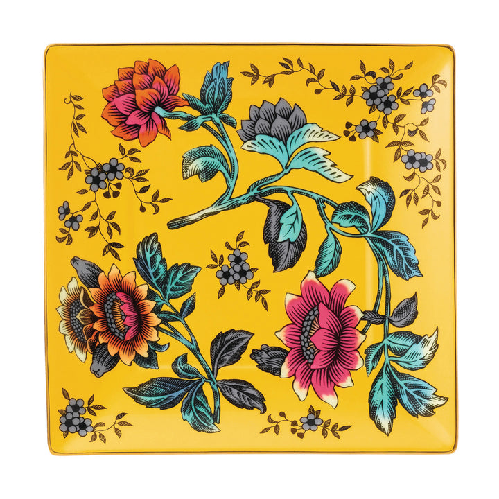 Wedgwood Wonderlust Yellow Tonquin Tray 14.5cm