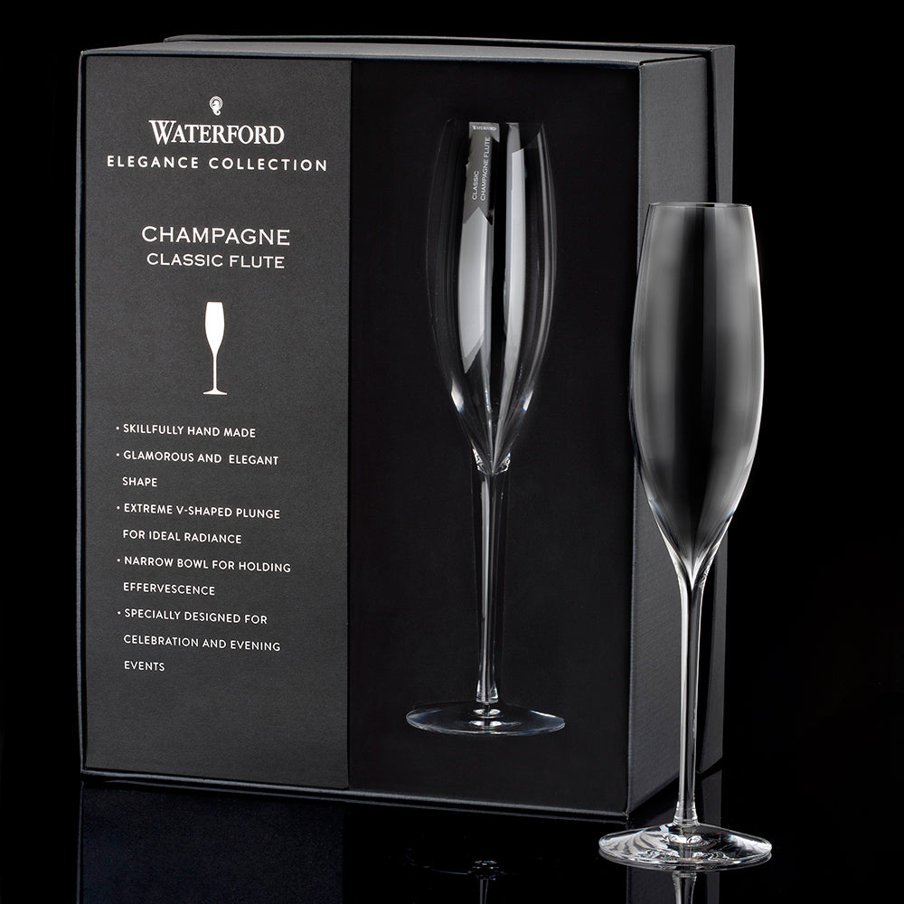 Crystal Elegance Champagne Classic Flute Pair