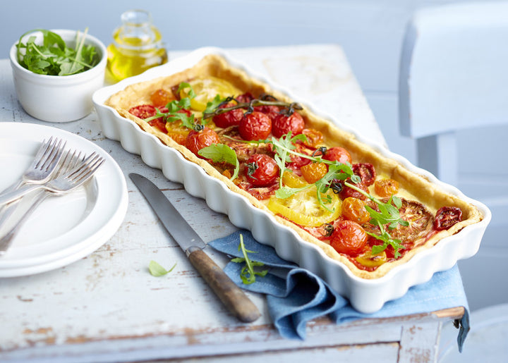 Slim Rectangular Tart Dish - Flour