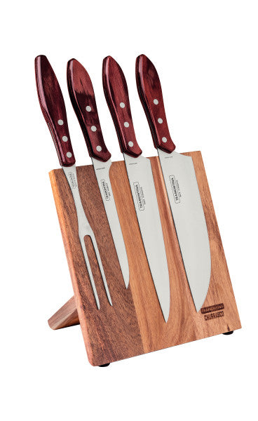 Tramontina Churrasco Barbecue Knife Block, 5Pc