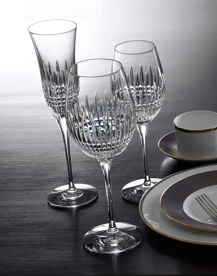 Waterford Crystal Lismore Diamond Essence Flute Pair