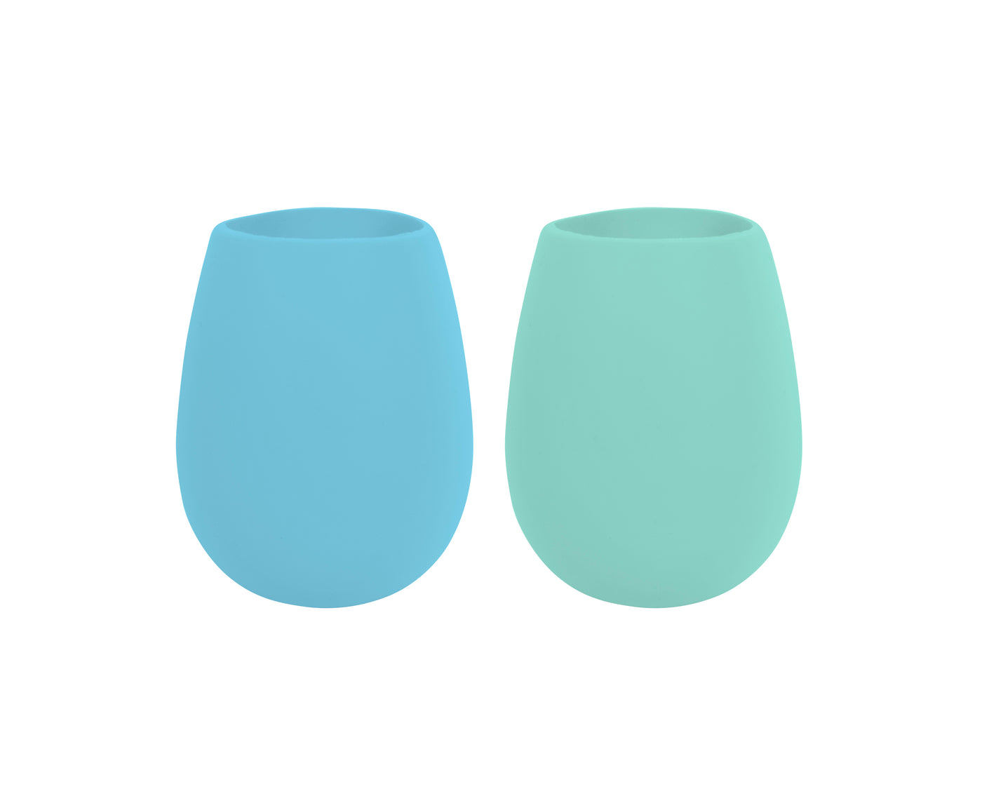 Silicone Stemless Set Of 2 Blue/M