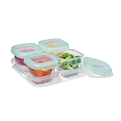 TOT Baby Blocks Food Storage Containers 180ml - Opal