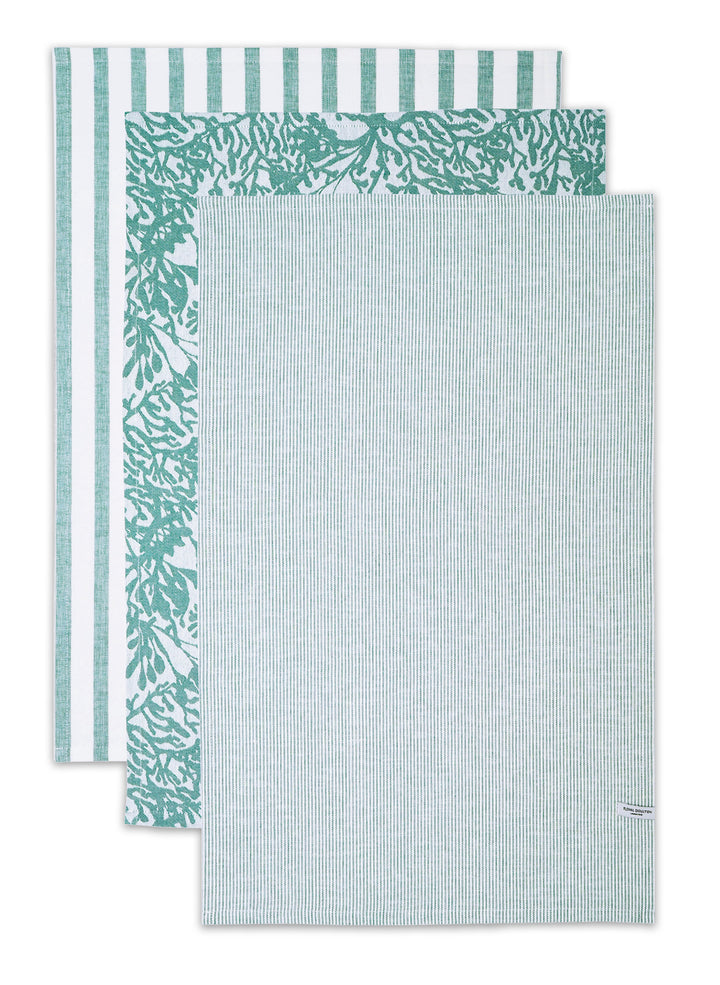 Royal Doulton 1815 Brights Tea Towel Green Pack of 3