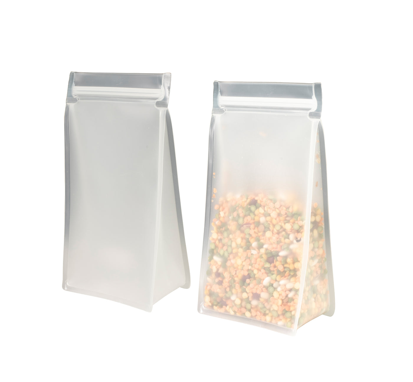 Reusable Tall Stand Up Bag 1L 2Pc