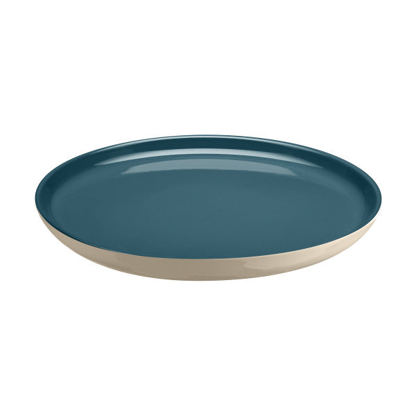 XL Plate 28cm - Blue Flame/Ivory