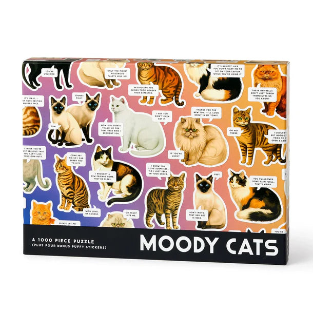 Moody Cats - 1000 Piece Puzzle