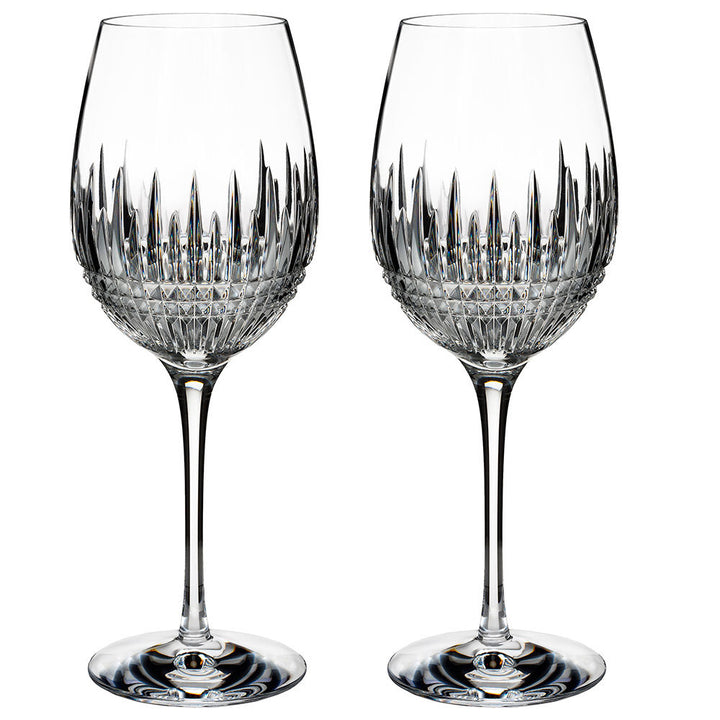 Waterford Lismore Diamond Essence Goblet Pair