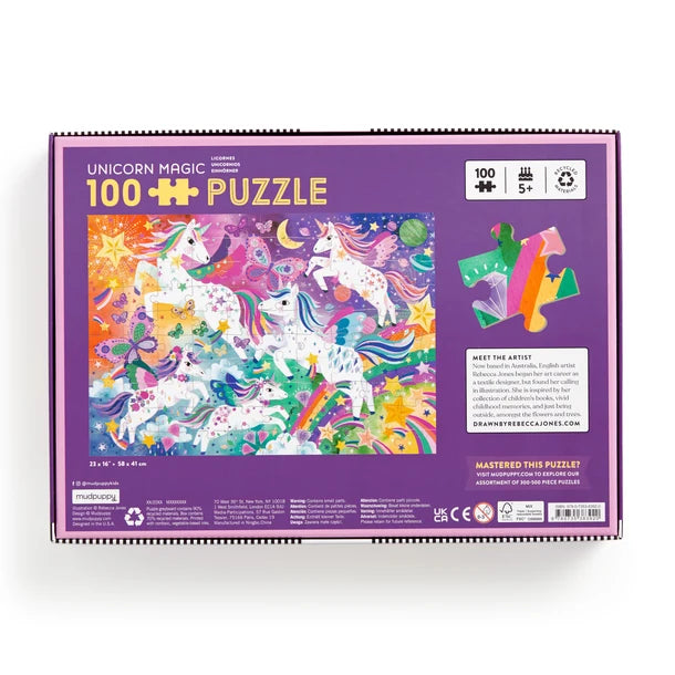 Unicorn Magic - 100 Piece Puzzle