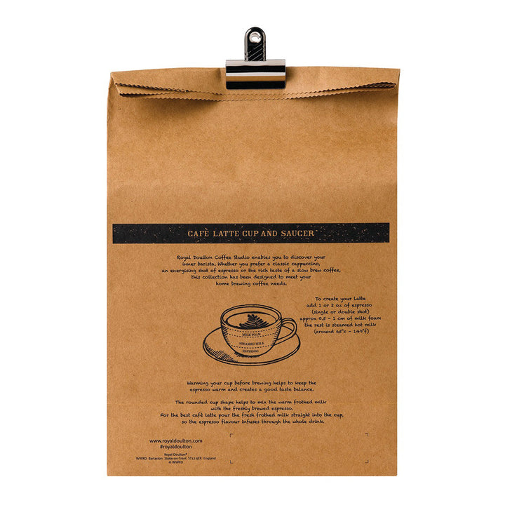 Latte Cup & Saucer 425ml