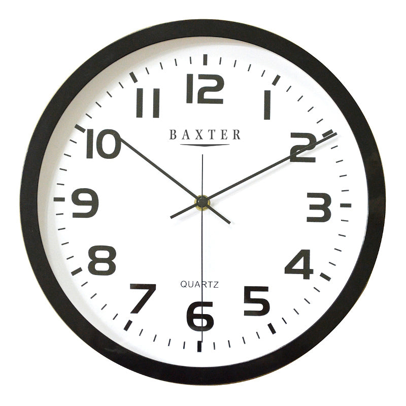 York W/Clock Arabic 30cm - Black