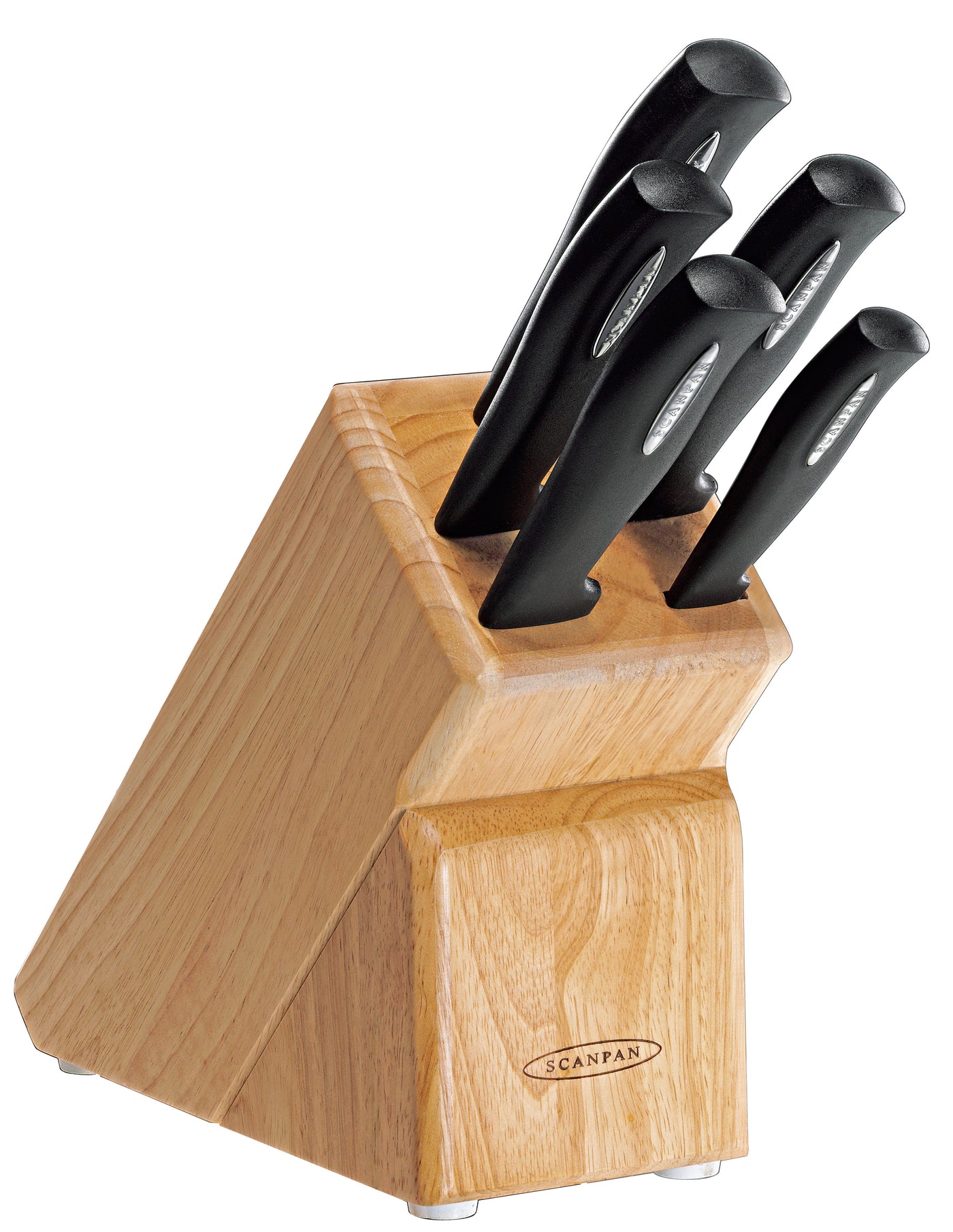SCANPAN Microsharp Knife Block Set - 6 Piece