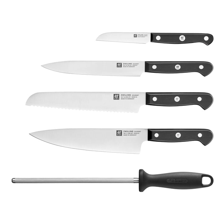 GOURMET 6pc Knife Block Set