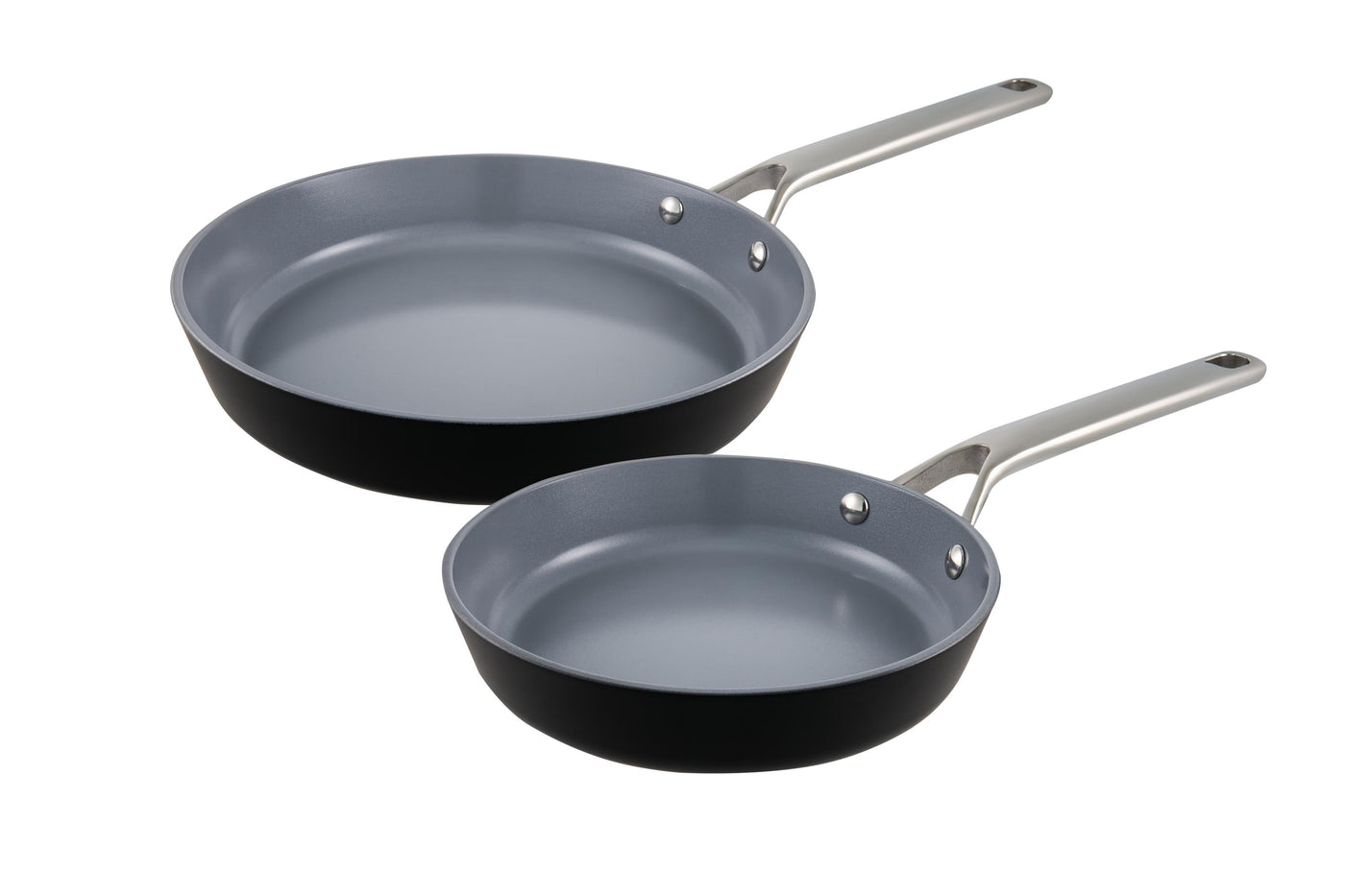 PYROLUX Nexgen 2 Piece Fry Pan Set 20 and 28cm Ebony
