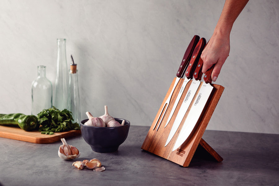 Tramontina Churrasco Barbecue Knife Block, 5Pc