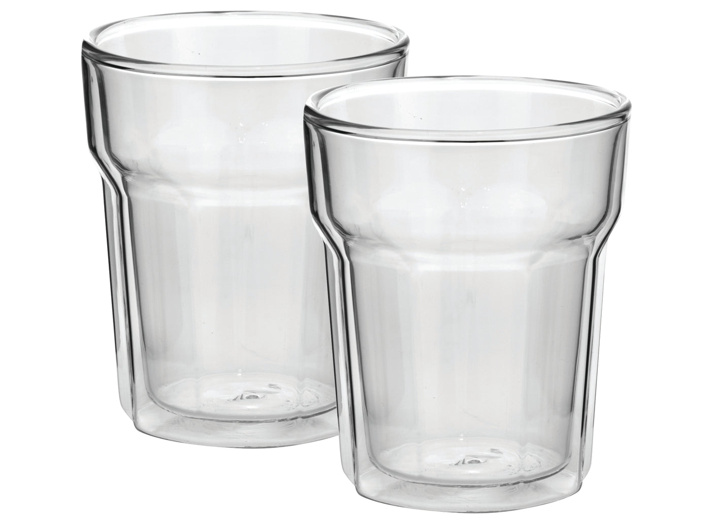 Nove Twin Wall Galss 250ml 2pc Set
